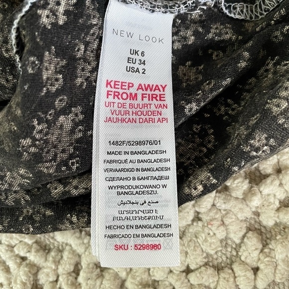 NEW LOOK Lace up Floral tank - 2 - Picture 15 of 16